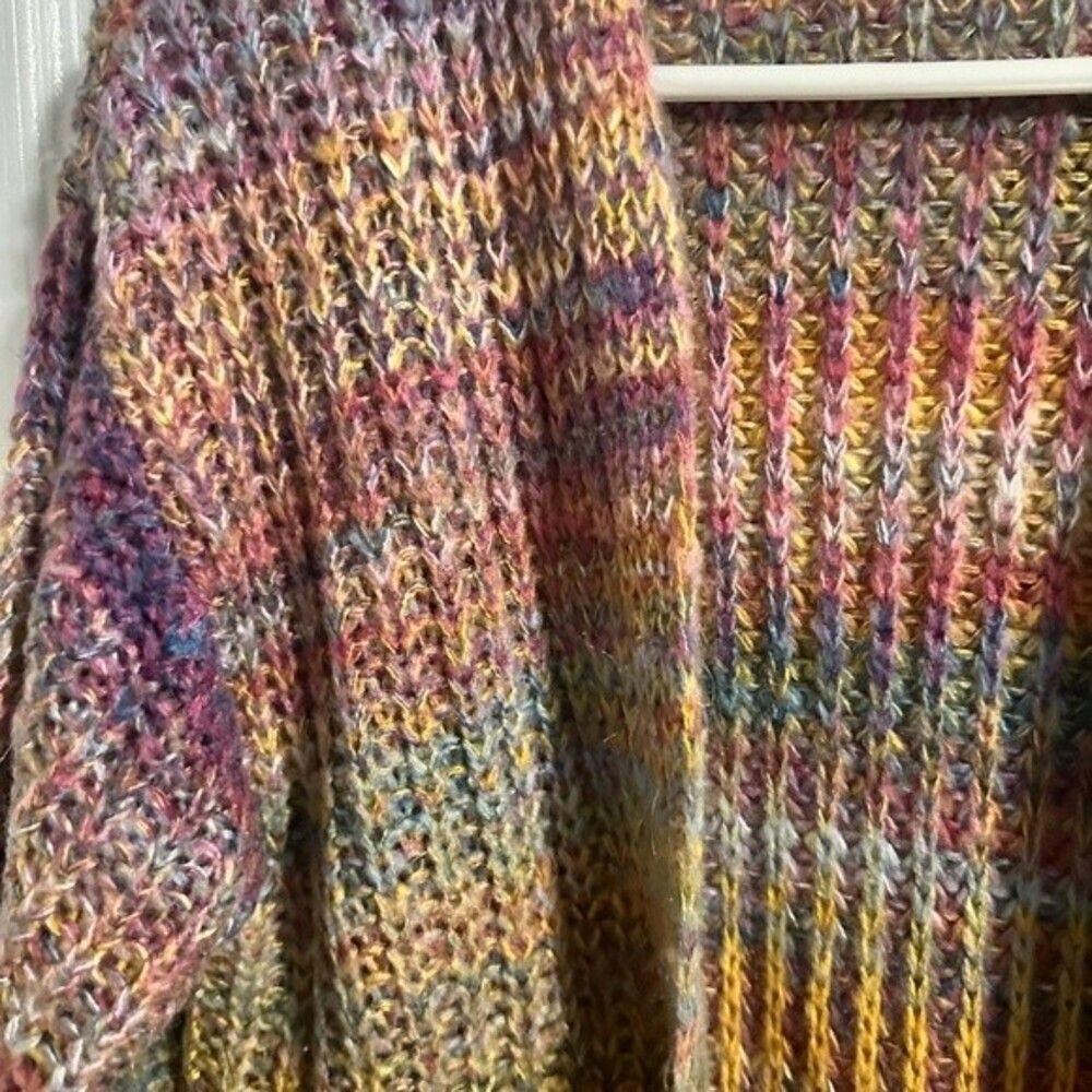 American Rag Cardigan Multi Color Oversized.  Size Large - Picture 3 of 7